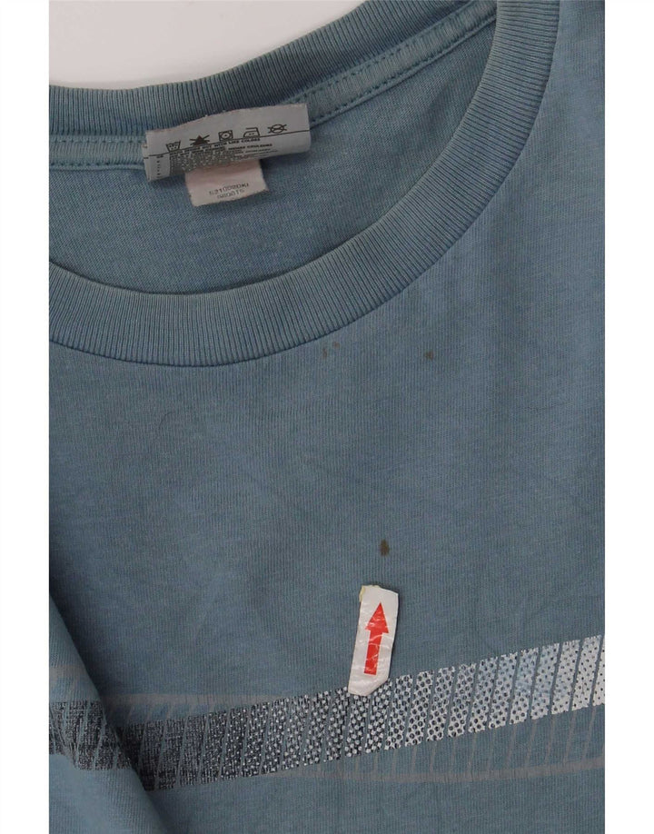 Tricou pentru bărbați Nike Top mic, albastru, bumbac