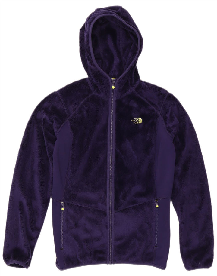 Jachetă polară cu glugă The North Face pentru femei UK 14 Poliester violet mediu