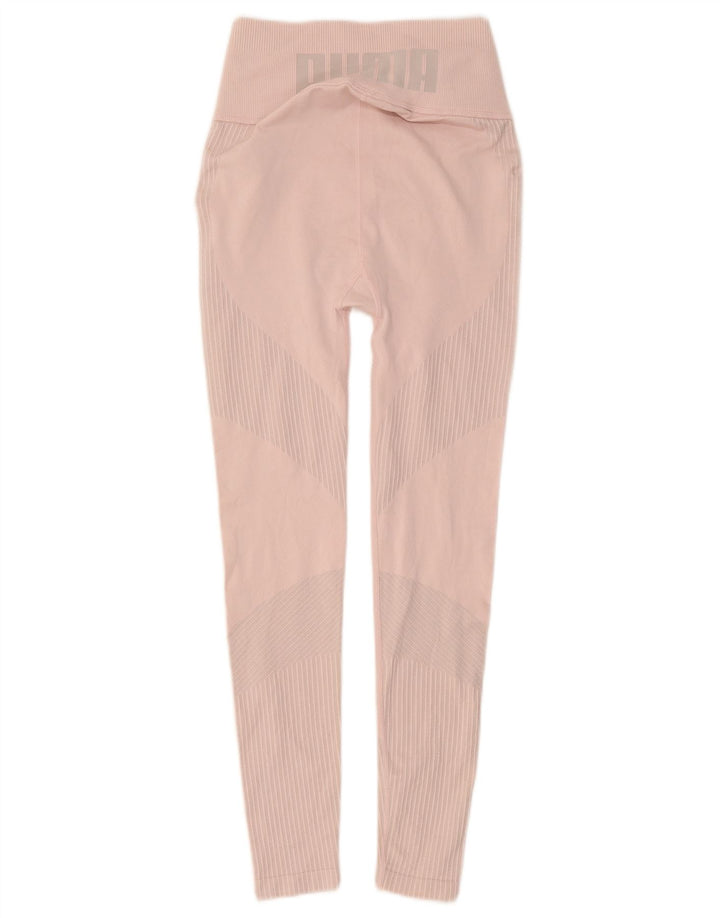 Leggings grafic Puma pentru femei UK 6 XS poliester cu dungi roz