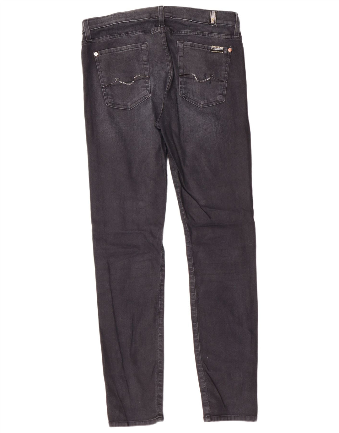 7 FOR ALL MANKIND Blugi skinny pentru femei W32 L29 bumbac negru
