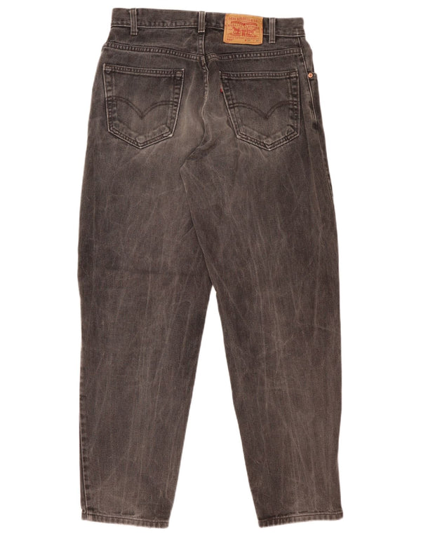 Blugi conici pentru bărbați Levi's 560 loose fit W32 L30 gri