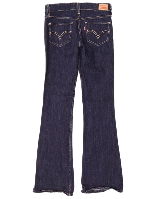 Blugi Levi's 518 Super Low Bootcut pentru femei US 1 XS W28 L32 Bumbac bleumarin