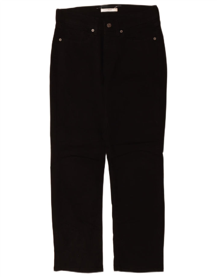 Blugi drepti clasici pentru femei LEVI'S US 6 Medium W30 L27 Bumbac negru