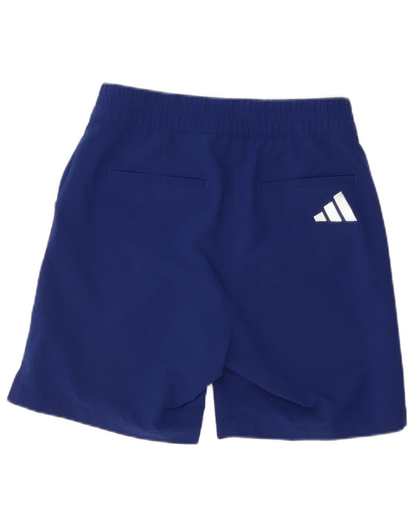 Pantaloni scurți chino grafic Adidas pentru femei UK 4/6 XS W24 bleumarin poliester