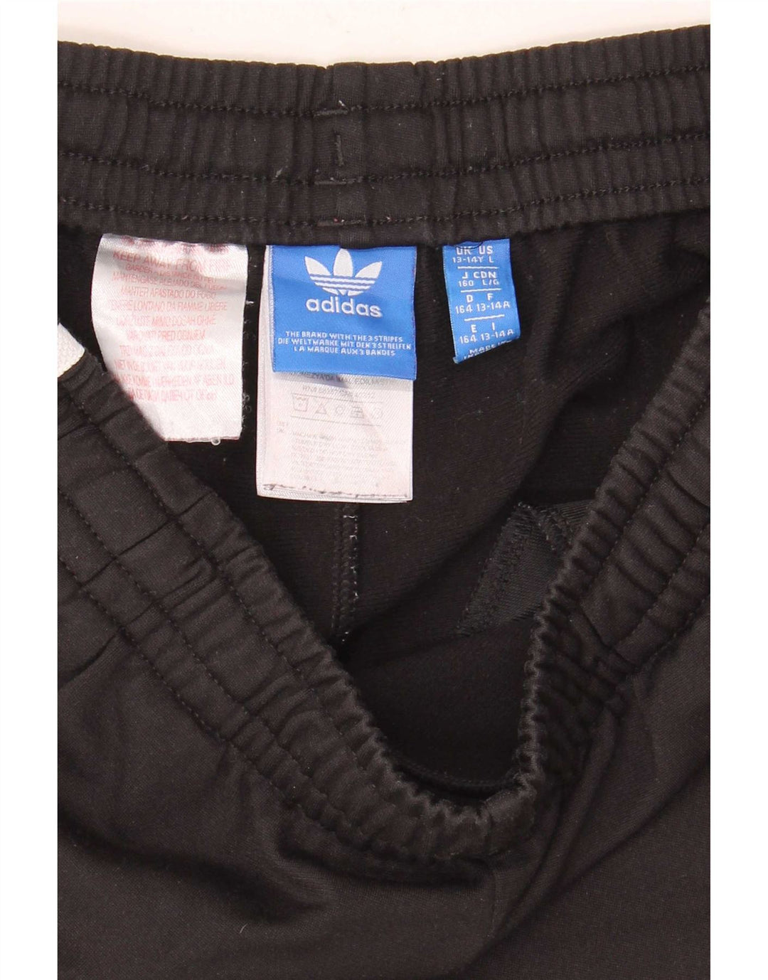 Pantaloni scurți sport adidas băieți 13-14 ani poliester negru