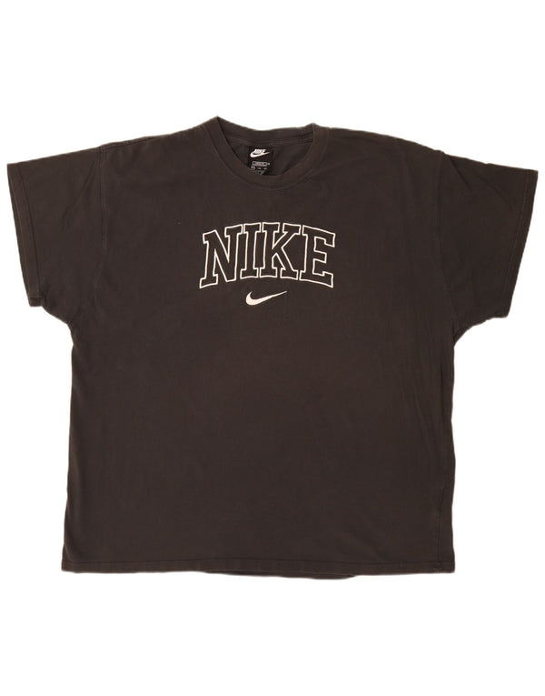 Tricou grafic NIKE pentru bărbați, 2XL, negru, bumbac