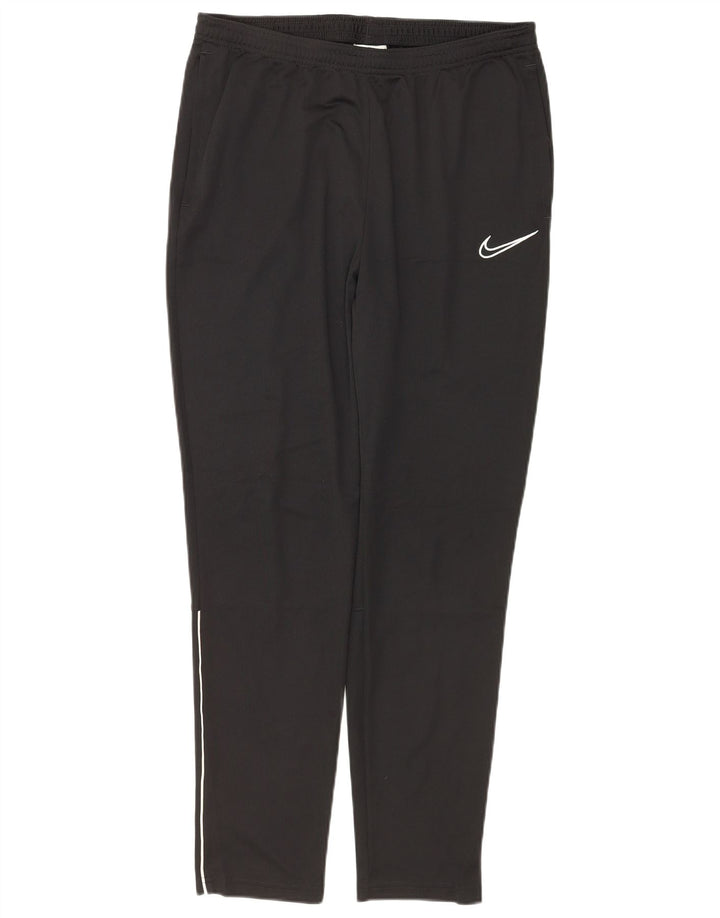 Pantaloni de trening NIKE Dri Fit pentru femei UK 14 Poliester negru mare