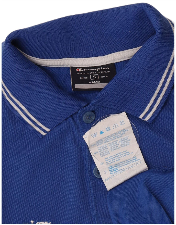 Tricou polo pentru bărbați Champion, mic, albastru, bumbac