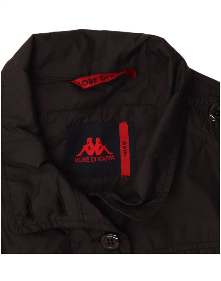 Jachetă militară Kappa pentru femei UK 14 Medium Black Poliamidă