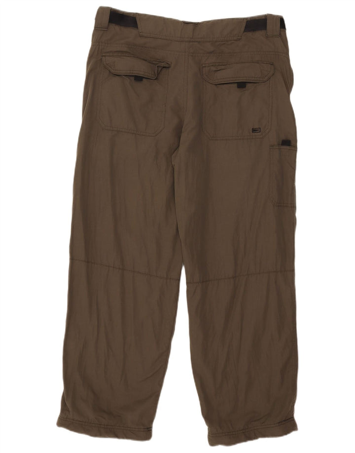 Marks & Spencer Pantaloni Cargo Drepți Blue Harbour pentru bărbați L36 L29 Kaki