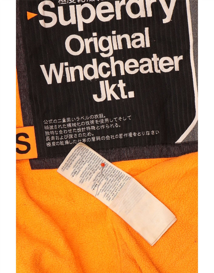 Jachetă Windbreaker cu glugă Superdry pentru bărbați UK 36 Small Gri