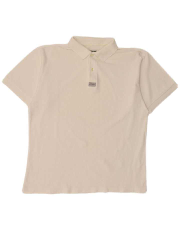 Tricou polo pentru bărbați Levi's, mare, alb