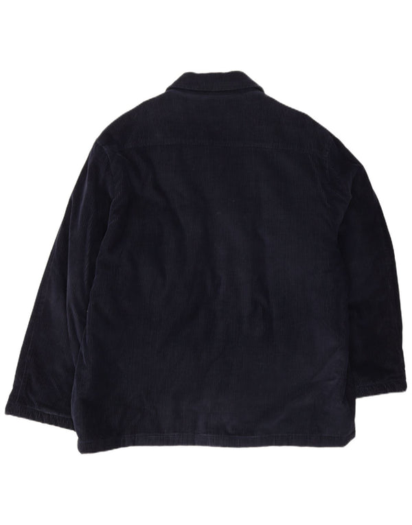 Jachetă din velur pentru bărbați Carrera UK 44 2XL Bleumarin