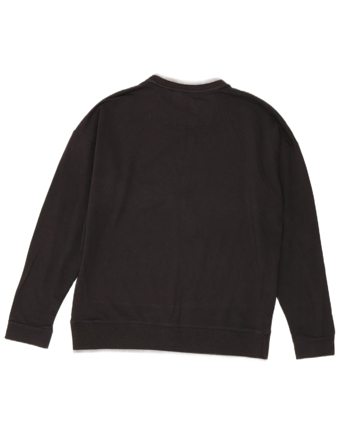 Pulover Calvin Klein pentru bărbați cu gât crew pulover mic, negru, bumbac