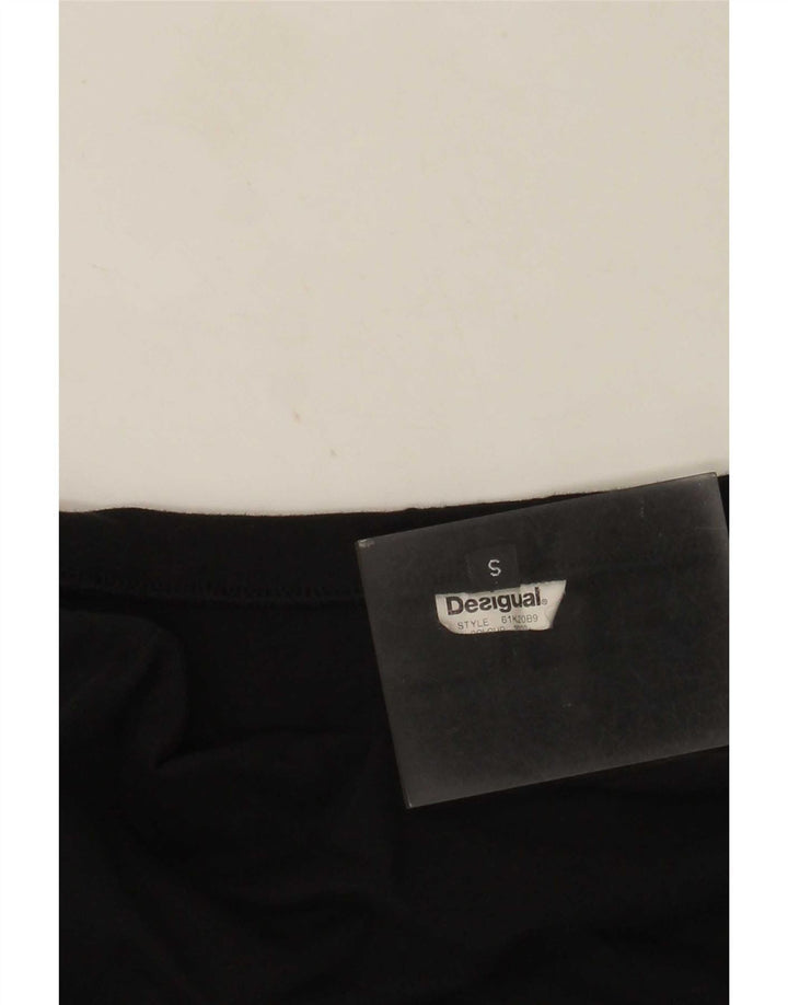 Leggings grafic Desigual pentru femei UK 10 Small Black Geometric