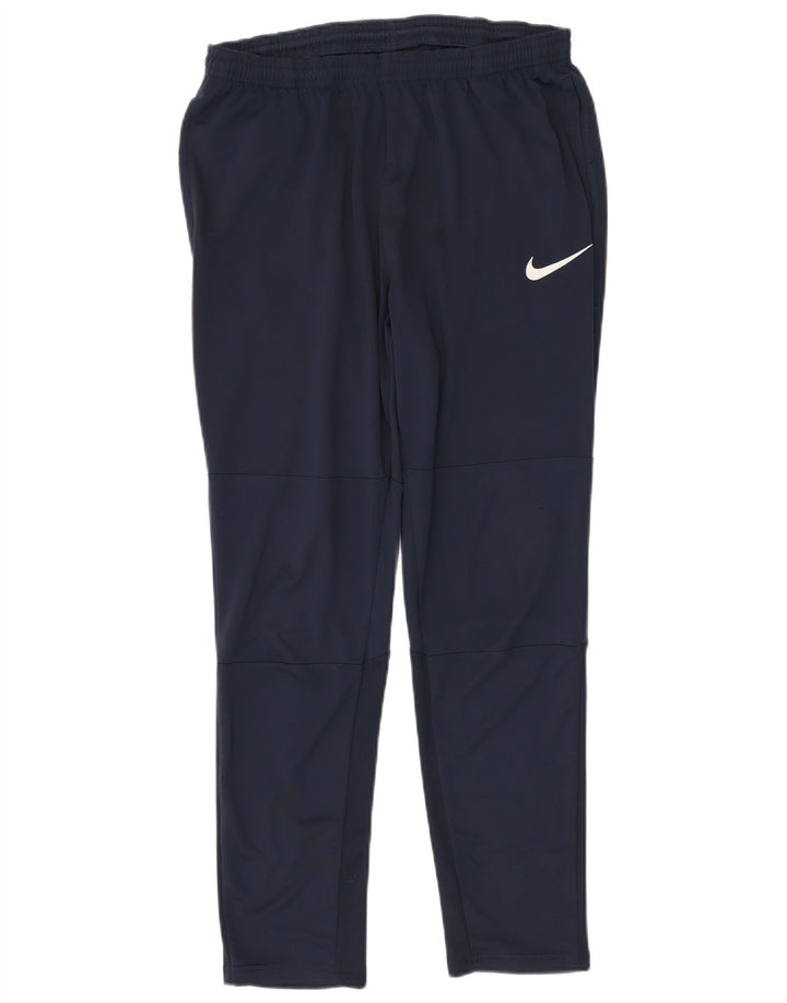 Pantaloni de trening NIKE Dri Fit pentru bărbați, poliester mediu bleumarin