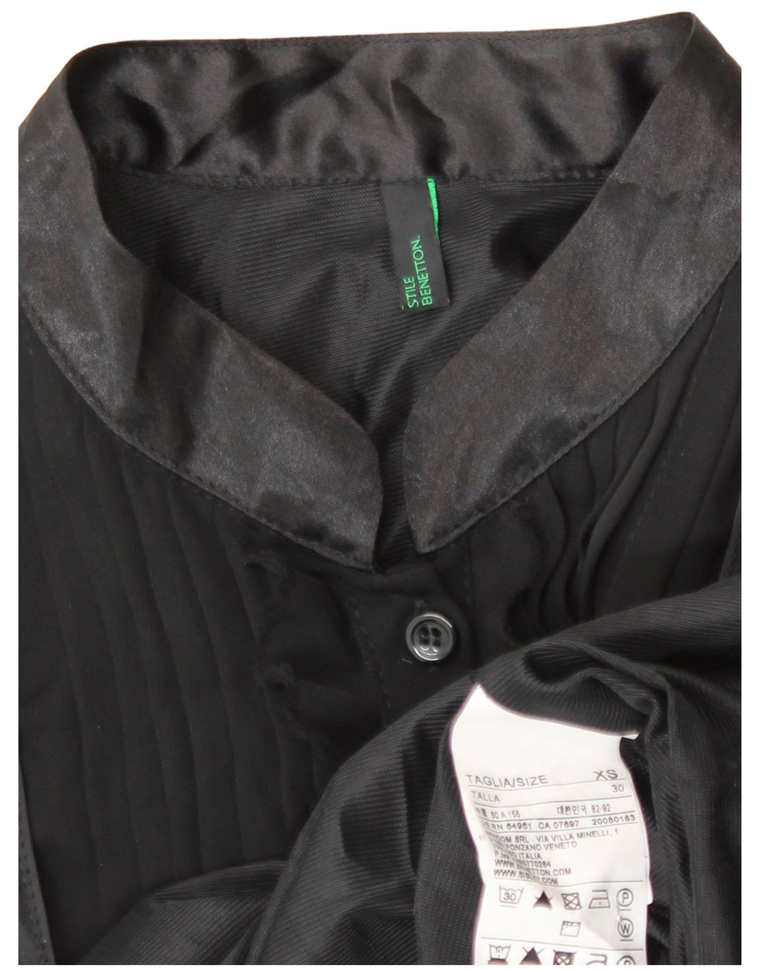 Rochie Benetton pentru femei UK 6 XS Poliester negru