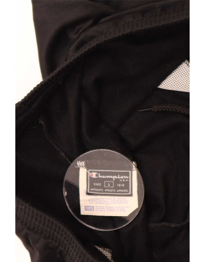 Pantaloni de trening pentru bărbați Champion Pantaloni de jogging Mari Poliester negru