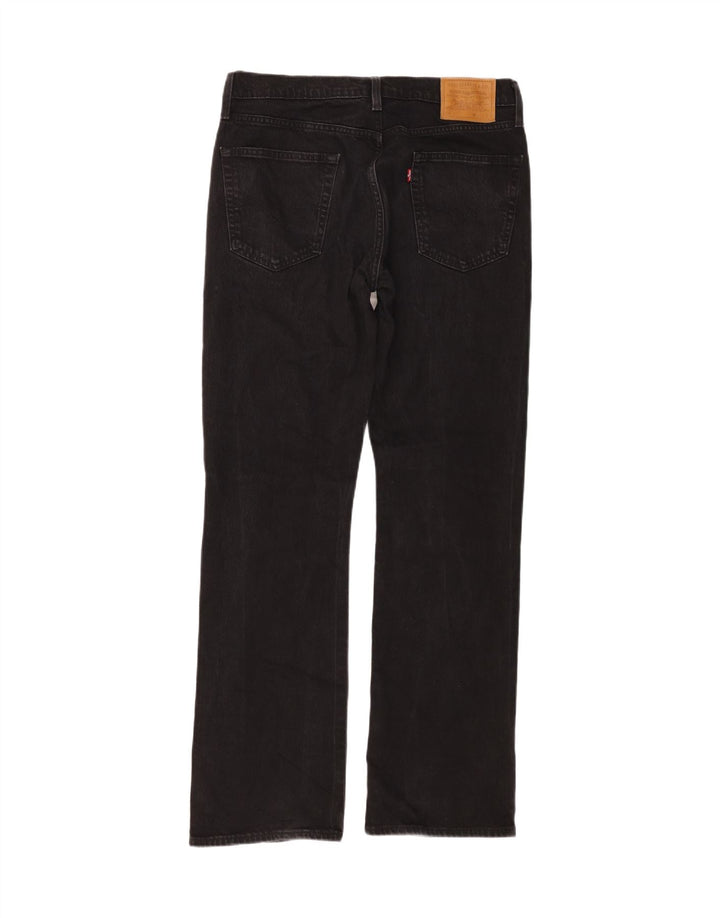 Blugi Levi's 527 Bootcut W33 L34 bumbac negru