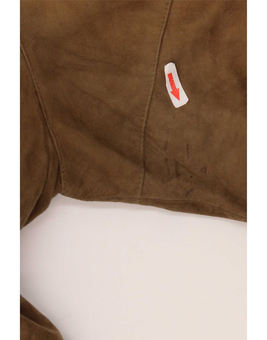 Jachetă Bomber din piele intoarsa pentru barbati vintage UK 38 Bej mediu