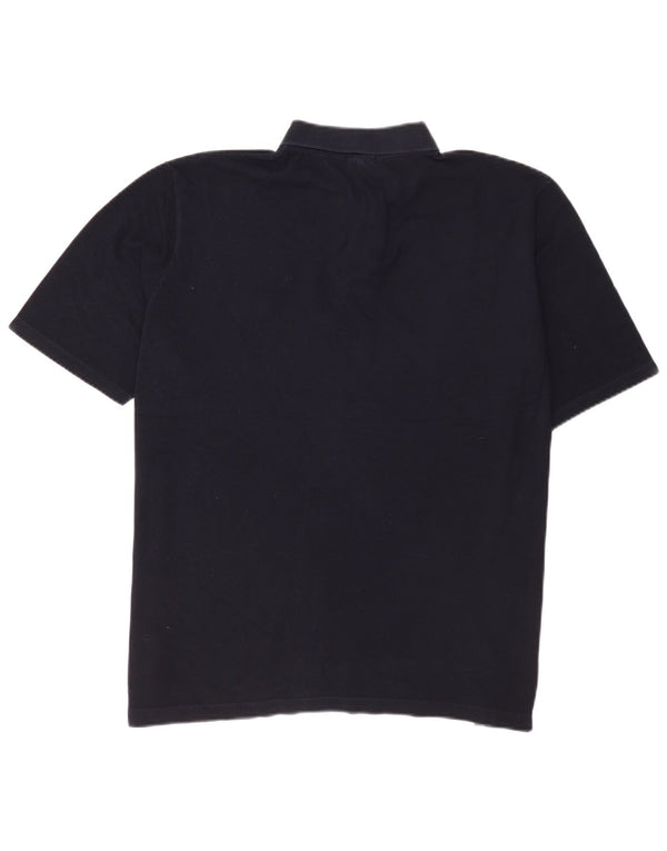 Cămașă polo Paul & Shark pentru bărbați, 2XL, bumbac bleumarin