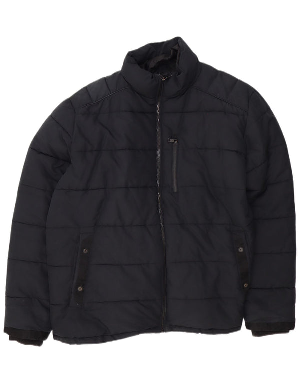 Jachetă căptușită pentru bărbați Marks & Spencer UK 46 3XL Poliester negru