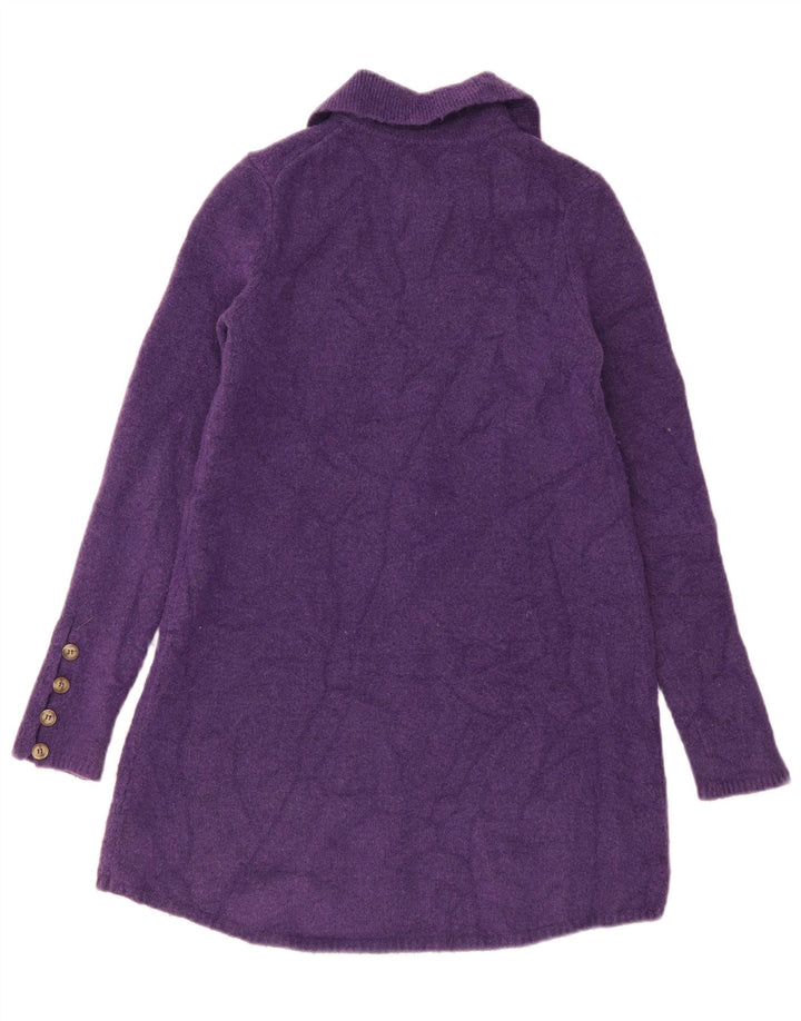 Pulover cardigan pentru femei Zara UK 10 Poliester violet mic