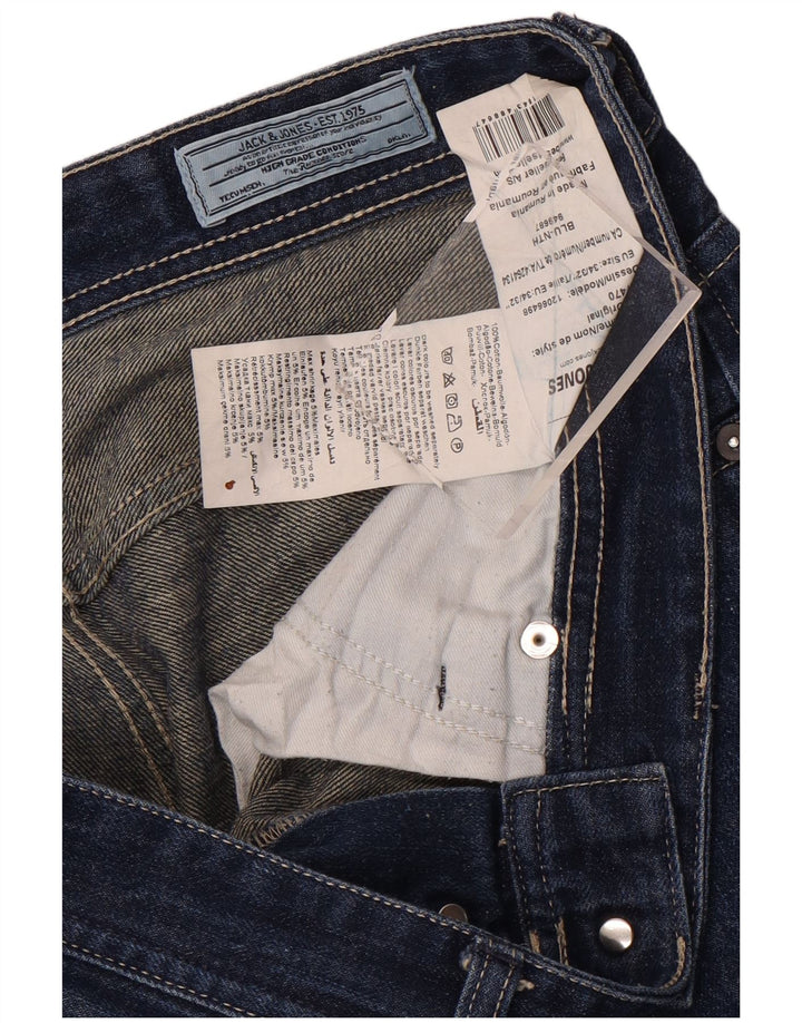 Blugi drepți pentru bărbați Jack & Jones W34 L32 Bumbac albastru