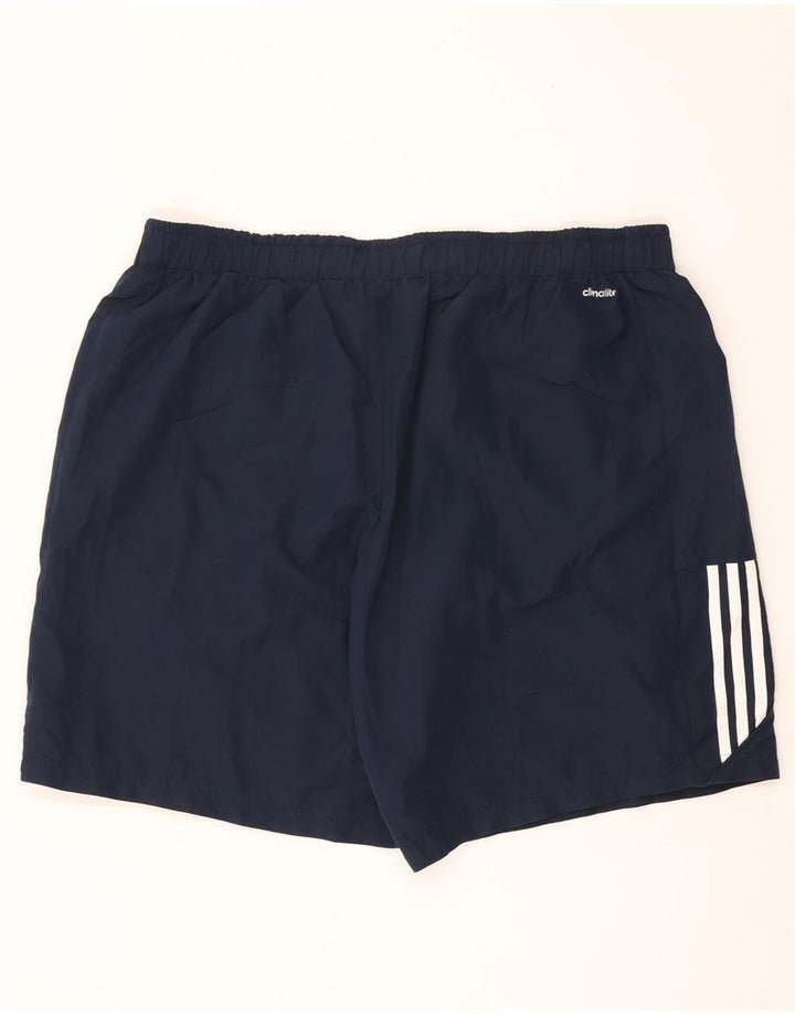 Pantaloni scurți sport pentru bărbați Adidas Climalite 2XL, poliester bleumarin