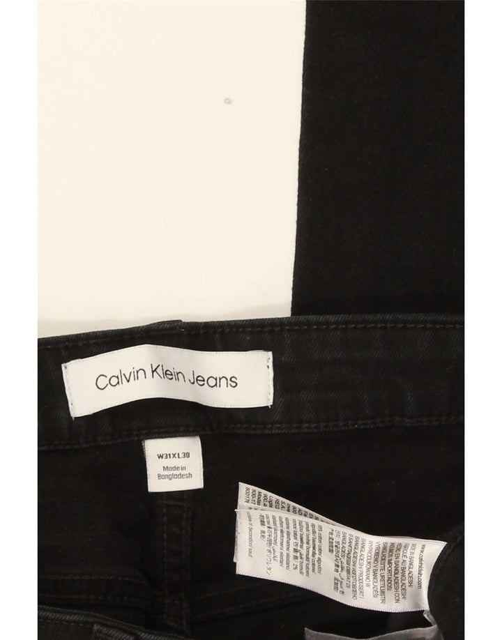 Blugi slim pentru bărbați Calvin Klein W31 L30 bumbac negru