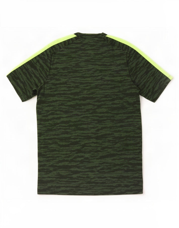 Tricou Nike Dri Fit pentru bărbați Top Mediu Verde Camuflaj Poliester