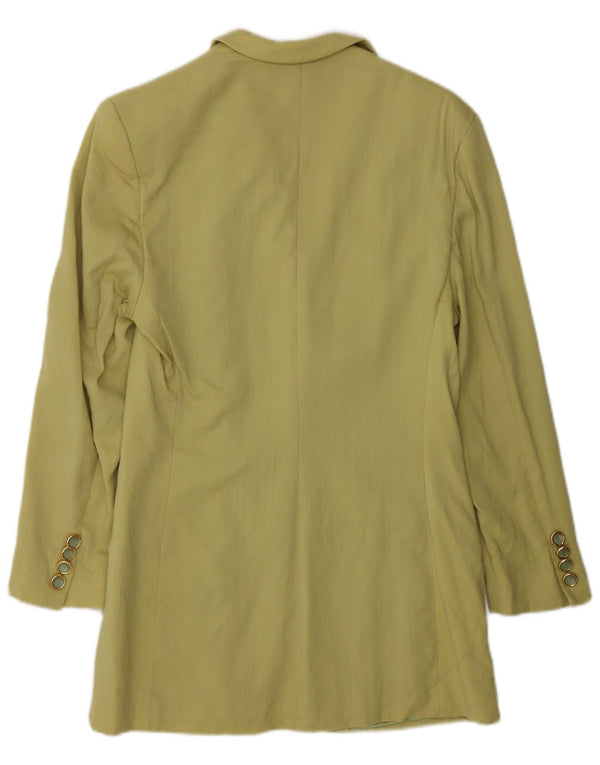 Jachetă vintage pentru femei cu 4 nasturi IT 44 Medium Khaki Viscose