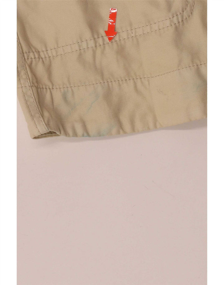 Pantaloni capri cargo pentru femei Diesel W31 L21 bumbac bej