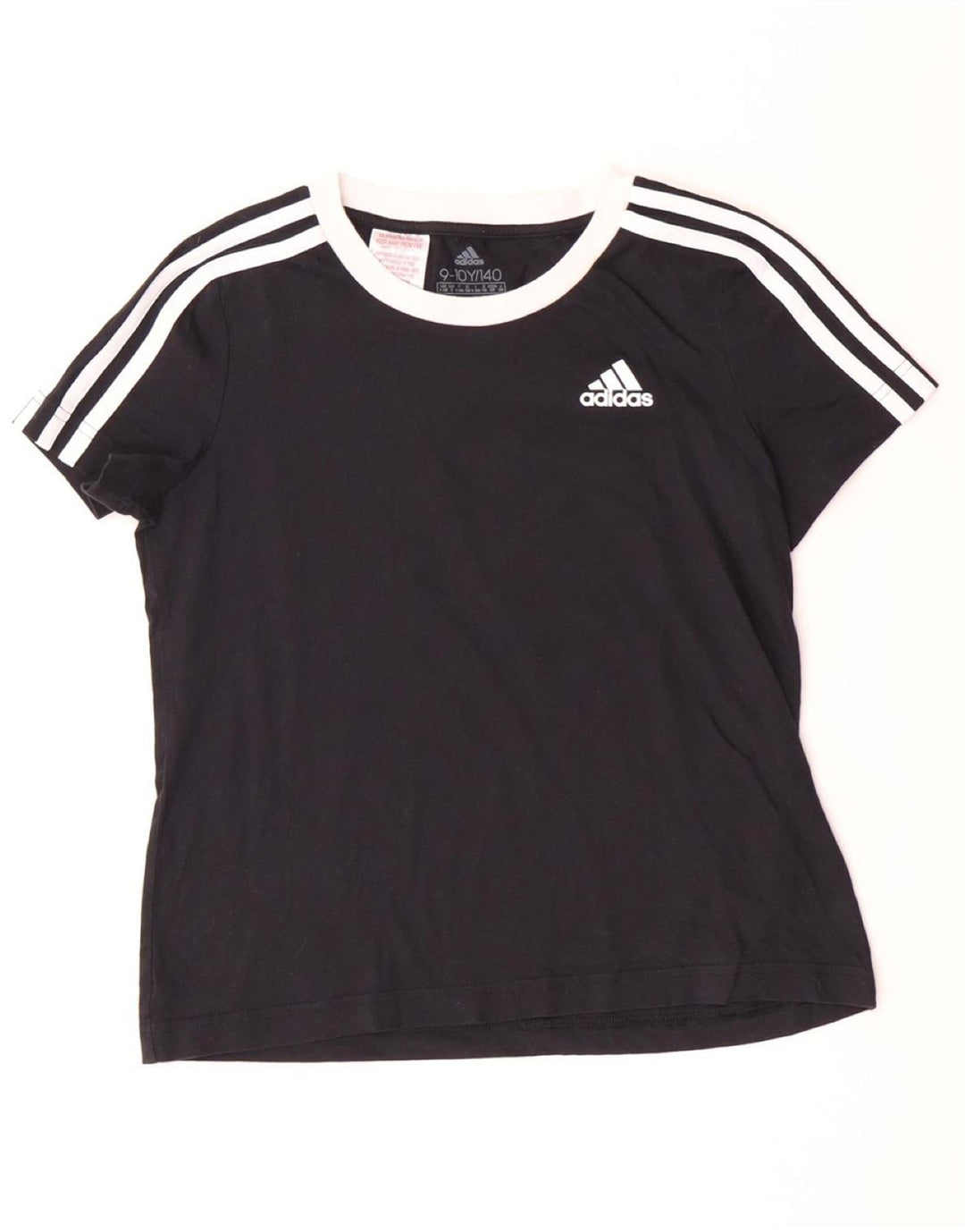 Tricou ADIDAS Fete Top 9-10 Ani Bumbac Negru