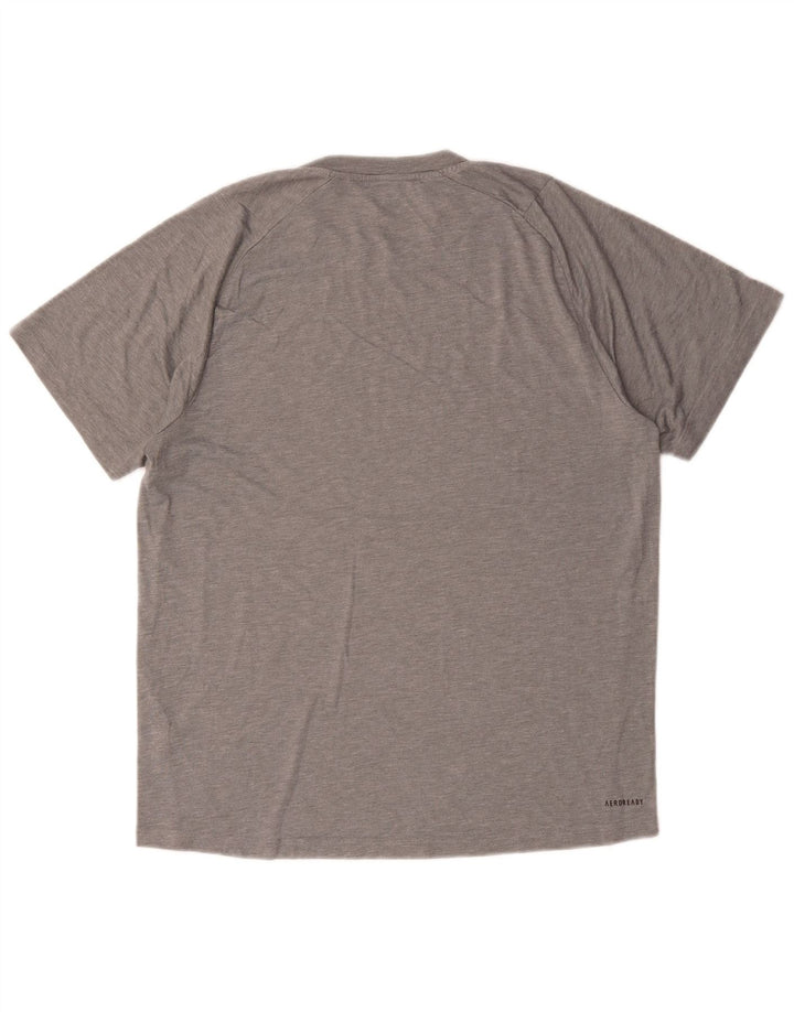 Tricou pentru bărbați Adidas Aeroready Top Mediu Gri