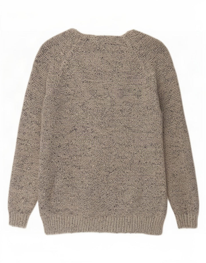 Pulover cardigan pentru femei Marks & Spencer UK 14, bumbac cu pete albastru mediu