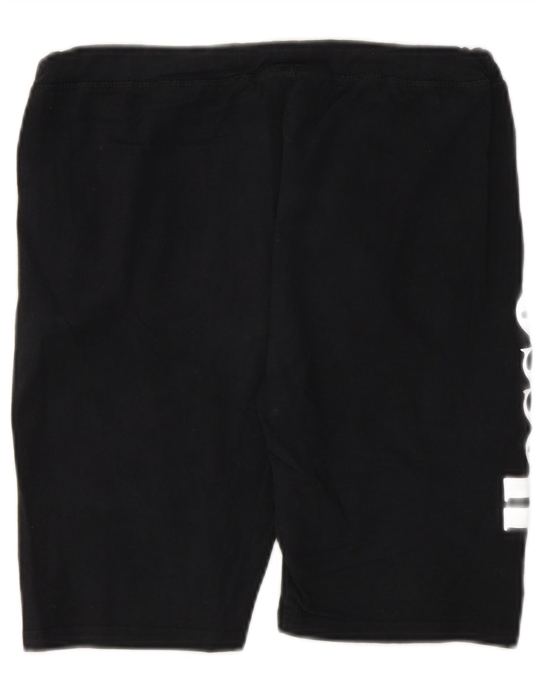Pantaloni scurți sport grafic Ellesse pentru femei UK 12, bumbac mediu negru