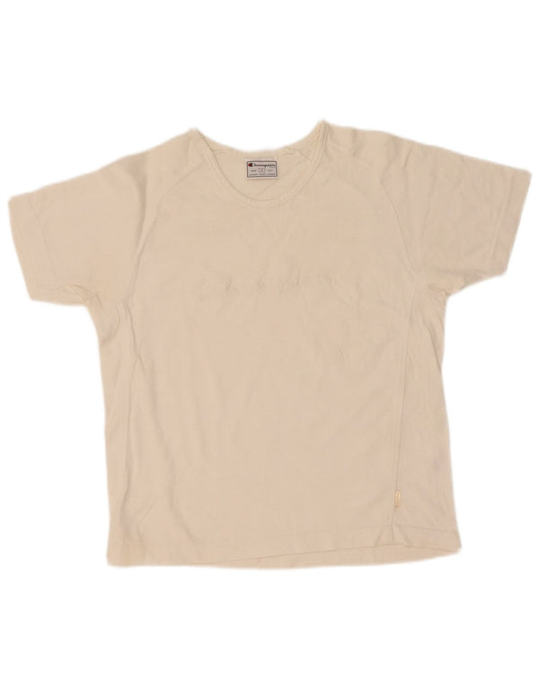 Tricou grafic Champion pentru femei Top UK 10 Small White Bumbac