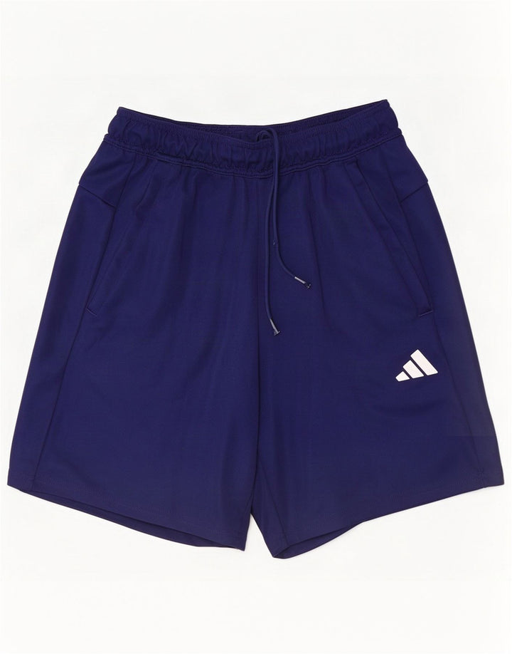Pantaloni scurți sport pentru bărbați Adidas Aeroready Regular Fit, mici, albastru, poliester