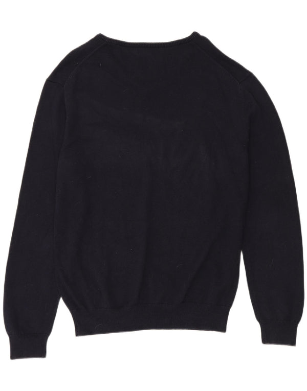 Crew Clothing Pulover cu decolteu în V pentru femei UK 18 XL Bumbac bleumarin