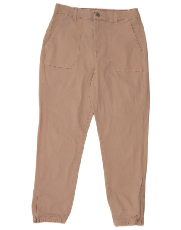 Marks & Spencer Joggeri pentru femei Pantaloni tăiați UK 12 Medium W31 L26 Roz