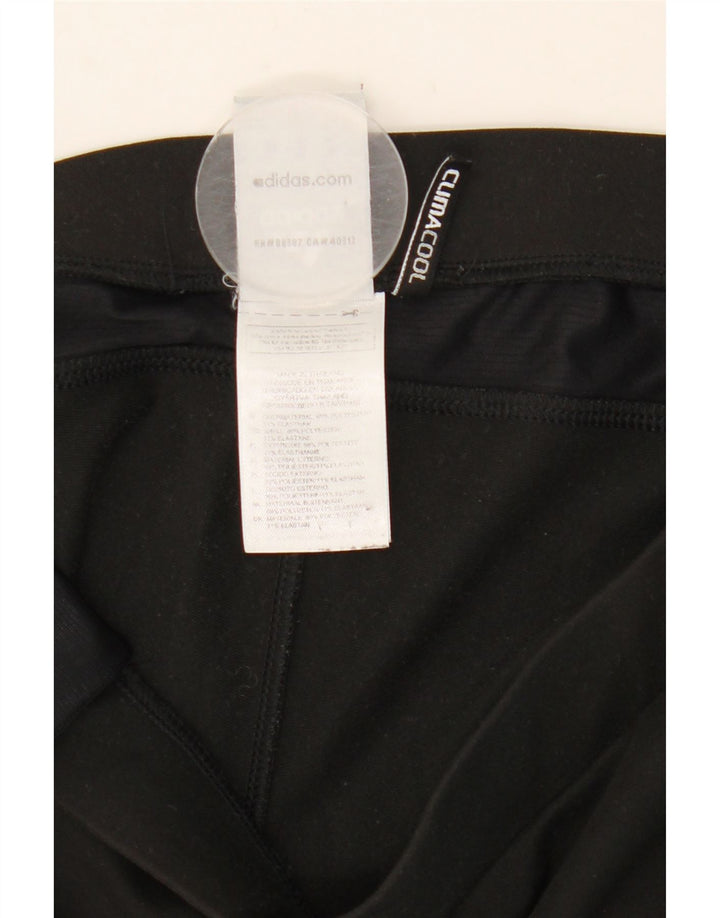 Pantaloni de trening Adidas Climacool pentru femei UK 12 Poliester mediu negru