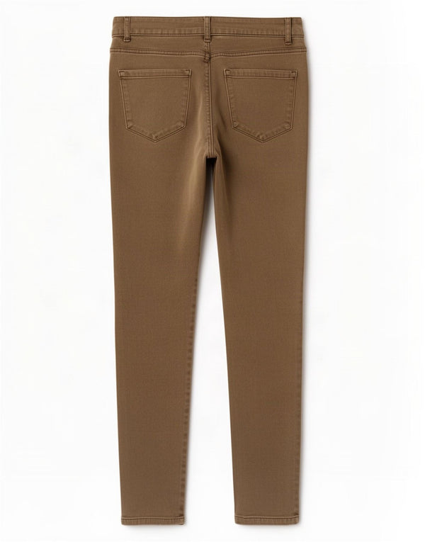 Marks & Spencer Pantaloni skinny casual pentru femei UK 10 Small W27 L26 Bej