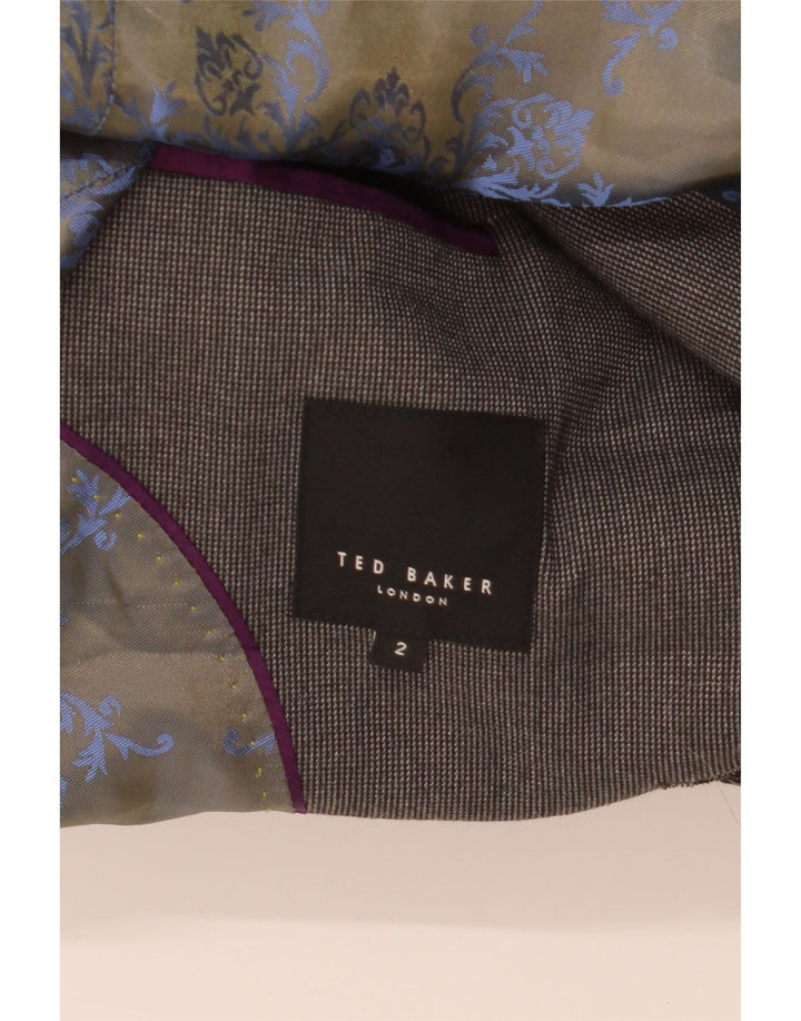 Jachetă blazer deschisă pentru bărbați Ted Baker Mărimea 2, gri mică
