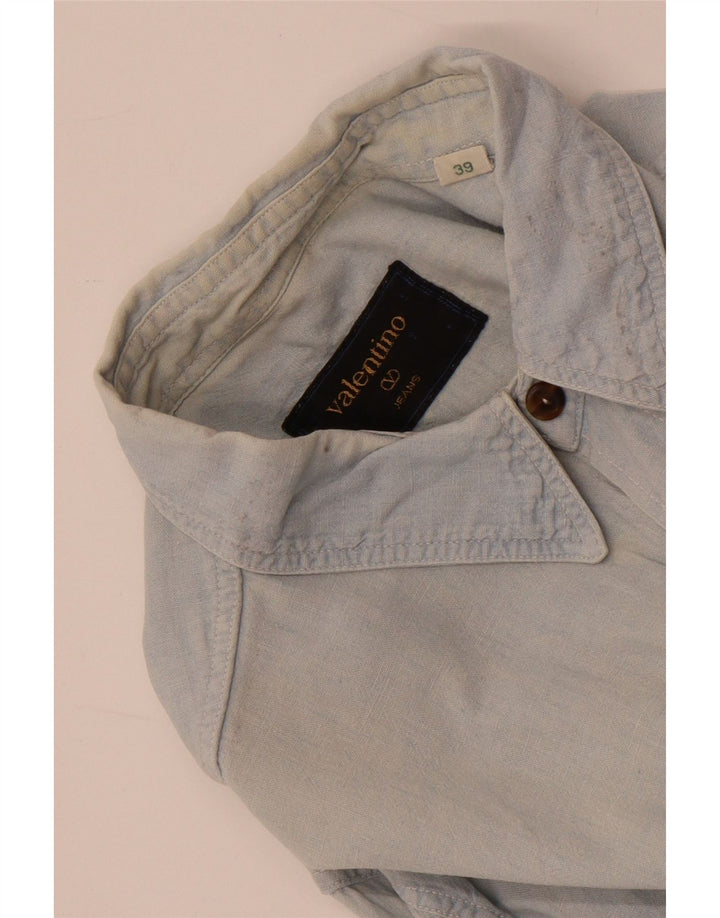 Cămașă pentru bărbați Valentino Mărimea 39 Albastru mediu