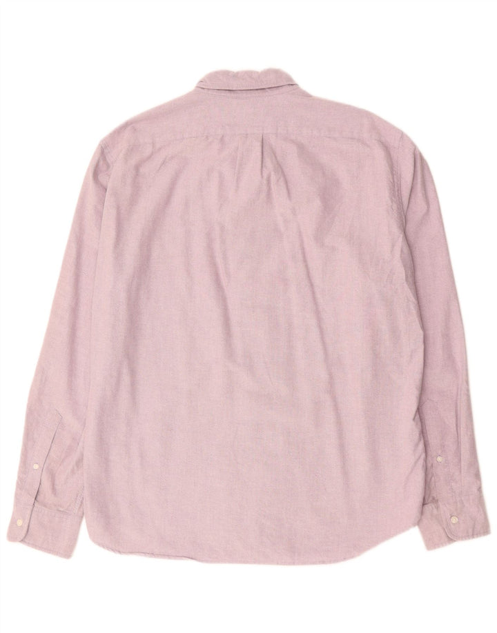 Cămașă subțire Oxford J. CREW pentru bărbați, bumbac mov