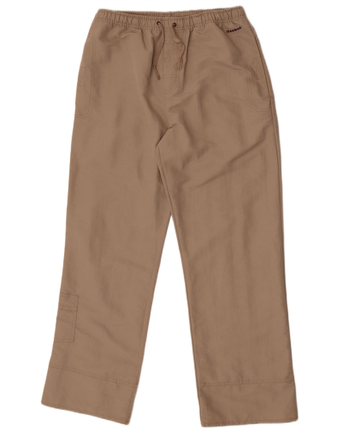 Pantaloni de trening Reebok pentru femei UK 12 Medium Beige Nylon