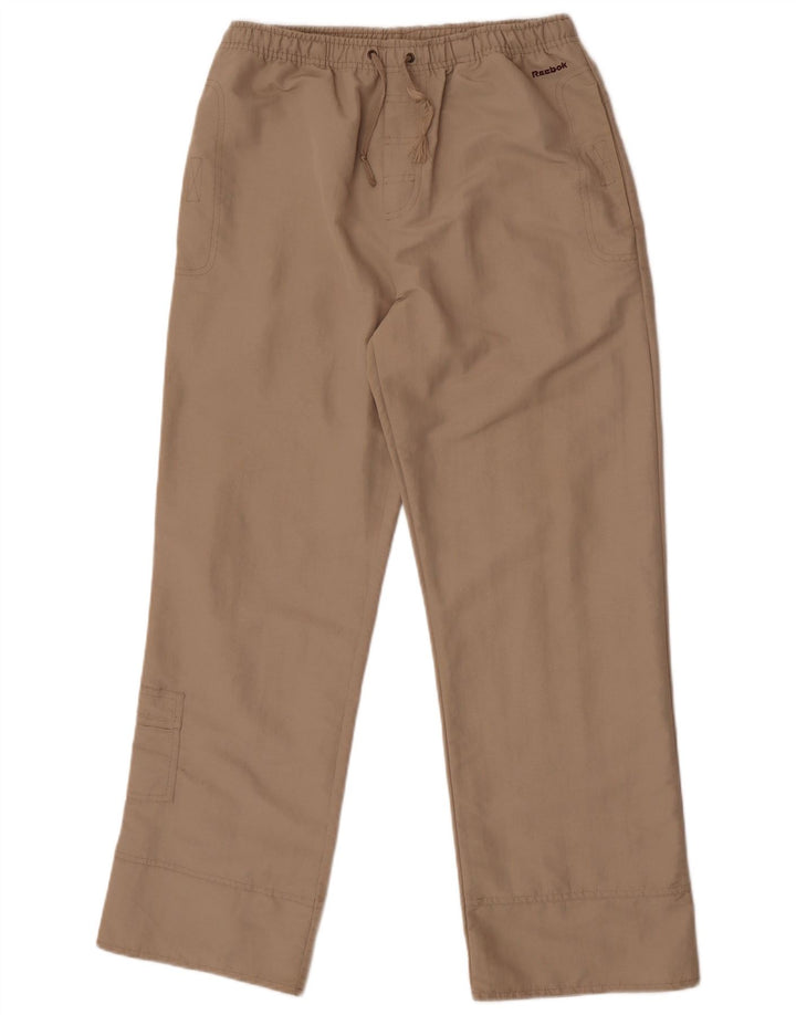 Pantaloni de trening Reebok pentru femei UK 12 Medium Beige Nylon