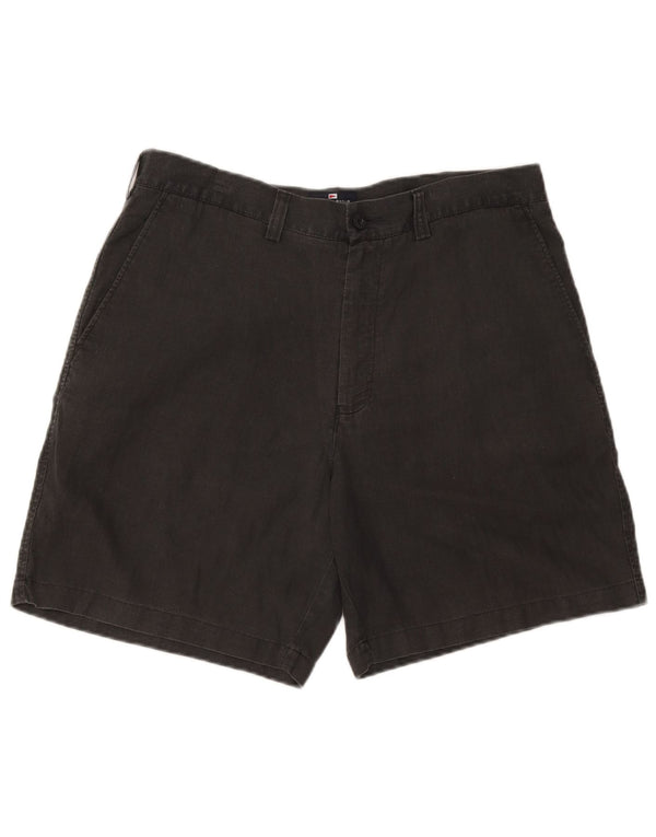Marks & Spencer Pantaloni scurți chino pentru bărbați Blue Harbour W36 Large Navy Linen