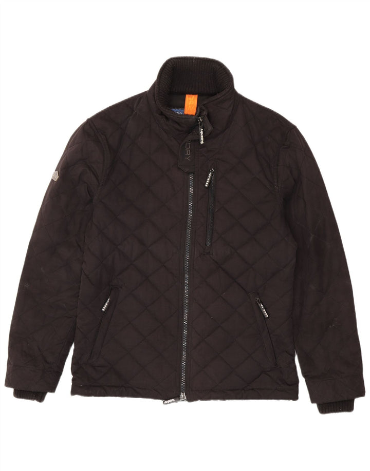 Jachetă matlasată The Windhiker Superdry pentru bărbați UK 42 XL Poliester negru